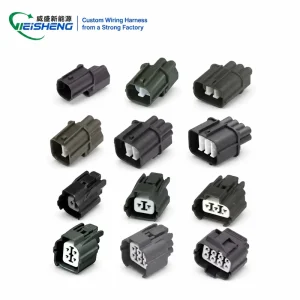 1 2 3 4 6 8 Pin Copper ABS Wire Harness Plug Electric Waterproof Socket Terminal 6189 0129 for Auto Connector Male Female