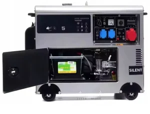 1 3 Phase Portable 220v 380v Mini Silent Home Use Standby Diesel Generator Sound Proof 3 8kW Remote Start ATS