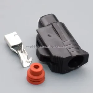 1 Pin 4.8mm 6189 0413 Electric Automotive Connector 90980 11400 2JZ Starter Plug for Toyota Highlander Land Cruise Corolla Reiz