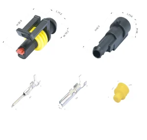 1 Pin Connector 282079 1 Car Accessories Fuel Pressure Plug Wire Harness Auto Connector Socket