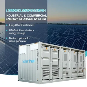 1.0MWH on Grid Lithium Ion Energy Storage Container Battery with CAN Communication for Solar Systems