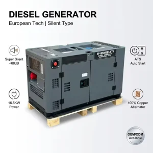 10 13 15KW Silent Diesel Generator with Digital Panel Air Cooled System Auto Start High Quality and Factory Price