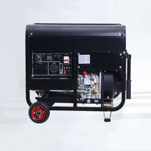 10 20KW Single Cylinder Air Cooled Diesel Generator Set 40L Fuel Tank Small Household Portable Power Generator
