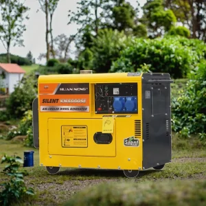 10 KVA Diesel Generator Set for Home Use 10 KW Portable Silent Type Single Phase AC 50 60 Hz 220V