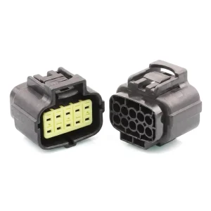 10-pin 368533-1 174982-2 Female Copper Contact Nylon Housing Waterproof Car Headlight Plug Harness Connector