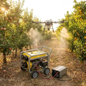 10.5kW Industrial Drone Generator Open Frame Diesel Generator Portable Power Generator for UAV Charging and Field Operation