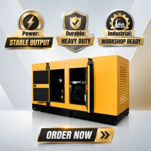 100 kW Industrial Diesel Generator 125kVA Electric Power 3 Phase ATS Silent Type HF100 GF CE ISO Certified