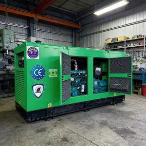 100 kW Silent Diesel Generator (Electric Start) 100 KVA Mobile Unit Diesel Generator Set Series (380V)