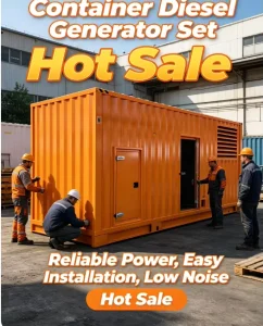 1000kVA 800kW Container Type Diesel Generator Engine Soundproof Containerized Power Generator
