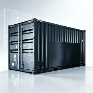 1000kW 1250kVA 11000kW 1375kVA Large Containerized Diesel Genset Baudouin Engine Multi units Parallel Industrial Power Station