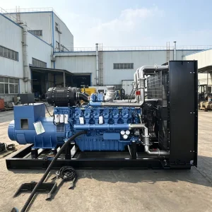 1000kW 1250kVA Diesel Generator Set 12V Cylinder Waterproof Canopy Low Fuel Consumption for Construction Mining Factory