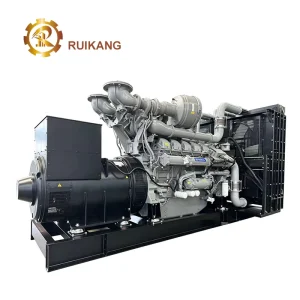 1000kW 1250kVA Open Type Diesel Generator 3 Phase 50Hz 60Hz Industrial Prime Standby Power Generator Set