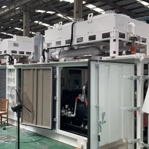 1000kW Silent Container Gas Generator Set with HONORSTAR Engine Industrial Backup Power