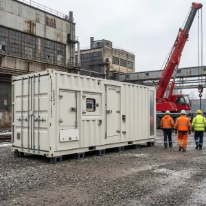 1000kw Container Diesel Generator Set with Smart Control, Intermittent Duty and Stable Performance for Industrial Use