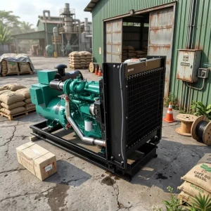 100KW 125KVA 3 Phase 50hz Open Frame Diesel Generator Set Euro 3 Certified for Middle East Commercial Shopping Mall
