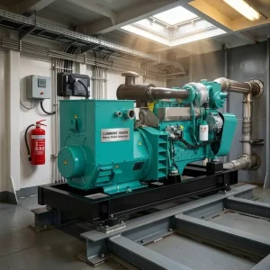 100KW 125KVA Marine Diesel Generator Open Frame for Fishing Vessel Cargo Ship Tugboat Ferry Yacht Heat Exchanger