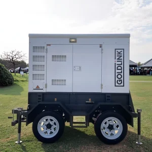 100KW 125KVA Mobile Silent Diesel Generator Set with Trailer