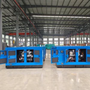 100KW 125KVA Silent Type Diesel Generator Set 60HZ 50HZ Three Phase ATS for Home Industrial Commercial Backup Power