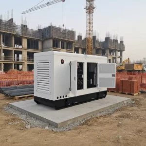 100KW 150KW Ricardo Series 3 Phase 4 Wire Water Cooled Super Silent Low Noise Diesel Generator Set ATS 125kva 50Hz 1500RPM