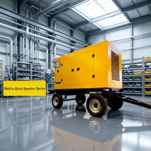100KW 200KW 300KW High Efficiency Mobile Plant With Auto Start Rugged Industrial Diesel Generator