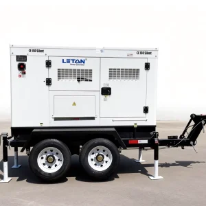 100KW Mobile Trailer Portable Diesel Generator Set 50Hz 200kVA Diesel Generator Sets Made in China