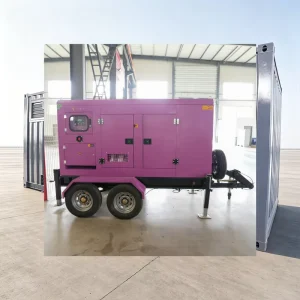 100kVA Diesel Generator Silent Generator Set with Trailer