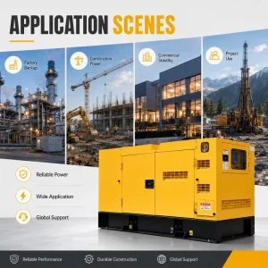 100kVA Industrial Emergency Backup Power Equipment with Stable Output and Durable Cabinet Diesel Generator Set