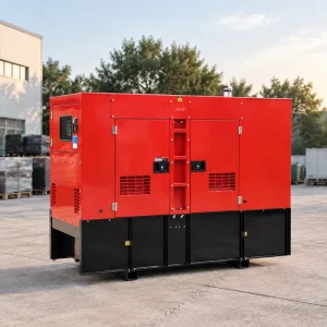 100kVA Silent Diesel Generator 380V Single Phase Water Cooled Soundproof Canopy for Mining Applications