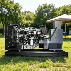 100kW 120KVA Diesel Generator Set 1106A-70TG1 Engine Low Fuel Consumption 20L/h 3-Phase for Industrial Use