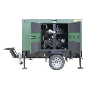 100kW 125kVA Mobile Type Diesel Generator Air 50/60Hz Auto Start Remote Start ATS Portable Design 24V DC Start