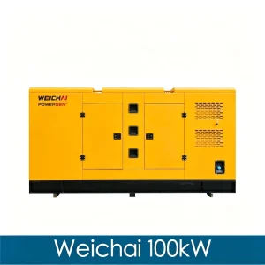 100kW 125kVA Reliable High Output Heavy Duty Diesel Generator for Clinic