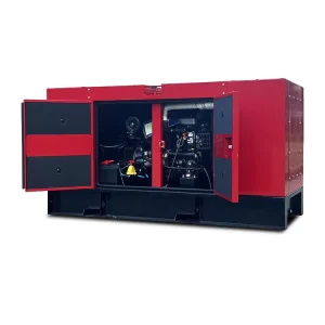 100kW 250KW Prime Power Silent Type Diesel Generator With IP23 H Class Insulation Low Oil Alarm System ATS