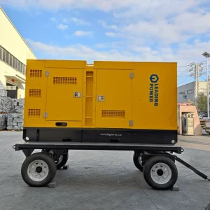 100kW Diesel Generator Set Trailer Mounted 50Hz 1500RPM Heavy Duty Power