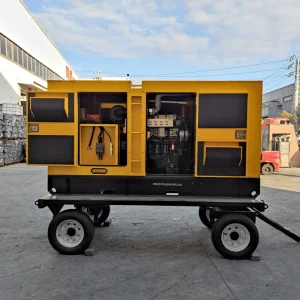 100kW Mobile Power Generator Set Trailer Diesel Genset 1500RPM 50Hz Prime Power