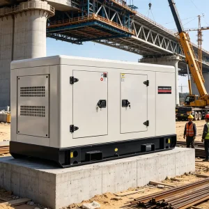 100kW Silent Type Diesel Genset Water Cooled Low Fuel Consumption 50KW 3Phase Diesel Generator Set for Industrial Prime Power