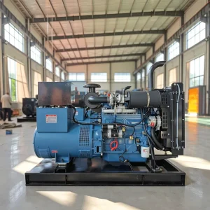 100kW to 450kW Open Frame Diesel Generator Set for Medium-sized Industrial Power Plant Construction