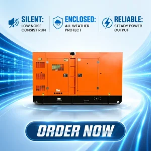 100kva Auto Start 480V 50Hz Open Frame Silent Type 3 Phase 4 Wire Diesel Generator Set