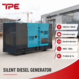 100kva Diesel Generator 150kva 200kva 250kva Fuel Tank Base for Factory Substation Backup Power