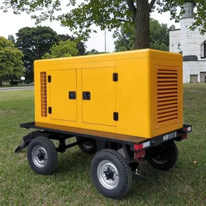 100kva Silent 4 Cylinder Diesel Generators 80kw Sound Attenuation Canopy Power Generator 220V 3 Phase