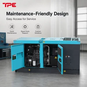 100kva Silent Diesel Generator with Auto Transfer Switch 40kva 60kva 80kva Soundproof 3 Phase Standby