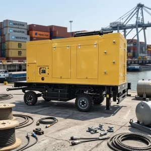 100kw 200kw 400kw 500kw Trailer Mounted with ATS 3 Phase Diesel Generator 300Kva for Outdoor Use