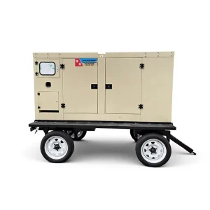100kw 50Hz 1500 RPM 400V All-Copper Brushless Silent Diesel Generator Set with Trailer for Site Standby