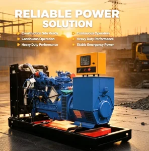 100kw Customizable Open Type Diesel Generator Set OEM ODM Manufacturer Stable Emergency Standby Power Generation Unit