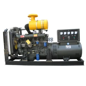 100kw Open Frame Diesel Genset Generator 24V DC Electric Start Automatic Cooling Three Phase AC Standby Large 6 Cylinder Power