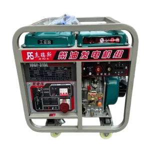 10GF-315L 7KW Portable Single/Three Phase 50Hz 220V/380V Diesel Generator 300A Air Cooled Electric Start 4 Stroke Single