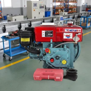 10HP Manual Start Diesel Engine R190 Water cooled Single Diesel Engine for Agricultural Irrigation Pump Stationary Diesel Engine