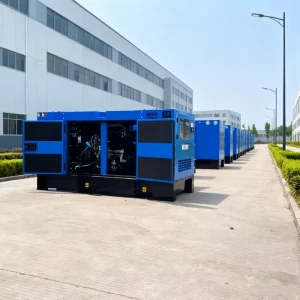 10KVA 200KVA Super Silent Open Frame Diesel Generator Water Cooled ATS 50Hz