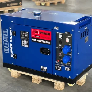 10KVA 8KW Air Cooled Super Silent Type diesel Generator with diesel Engine 196F