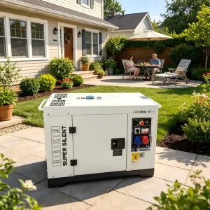 10KVA Silent Diesel Generator Set Three Phase for Home Use Emergency Power 5KW 8KW 10KW 12KW 110V/220V/380V Super Silent Genset