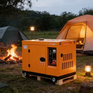 10KW 10KVA Silent Soundproof Diesel Generator Sets Diesel Engine Hubei Titan Digital Panel 8KW 6KW 5KW 3KW Generator Set